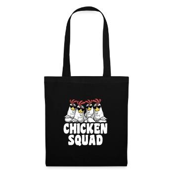Chicken Squad Cool Chicken Dicton - Sac en tissu - noir - Devant