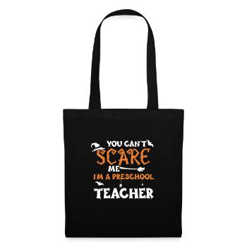 Tu ne peux pas me faire peur, je suis prescho... - Sac en tissu - noir - Devant