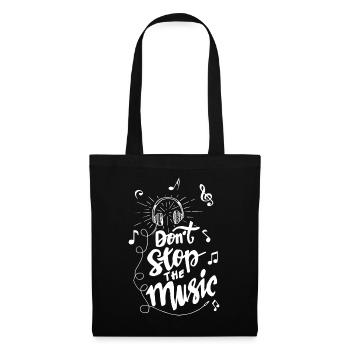 Don't stop the music - Tote Bag - black - Front