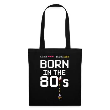 Vintage 1983 Born in the 80's Retro Vintage - Tote Bag - black - Front