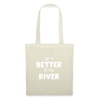 La vie est meilleure à la rivière - Sac en tissu - nature - Devant