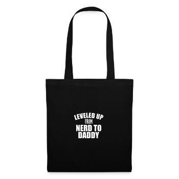 Niveau le plus élevé atteint nerd au père drôle cool - Sac en tissu - noir - Devant