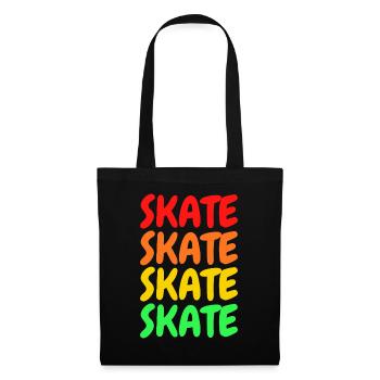 Skate - Stoffbeutel - Schwarz - Vorne