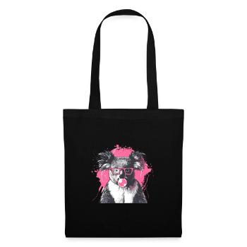 Koala with sunglasses Bubblegum for a - Tote Bag - black - Front