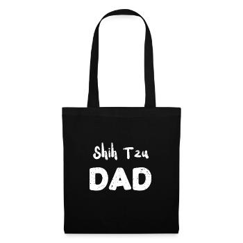 Shih Tzu Dad - Dogs - Stoffbeutel - Schwarz - Vorne