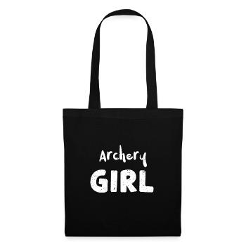 Archery Girl - Archery - Tote Bag - black - Front