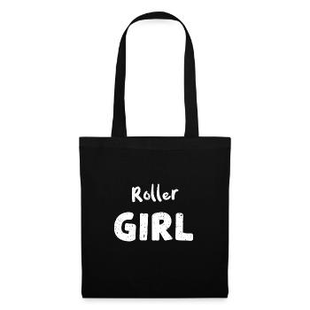 Roller Girl - Skating - Tote Bag - black - Front