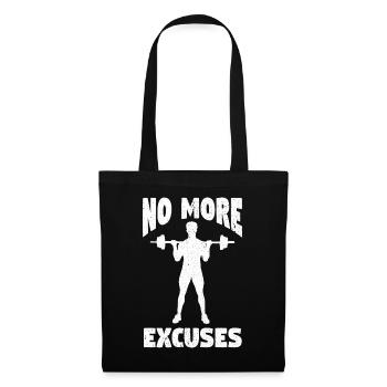 Fitness Strength Training Strength Triathlon Weightlifting - Tote Bag - black - Front