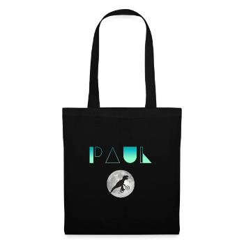 PAUL - Beautiful boy name with dinosaur - Tote Bag - black - Front