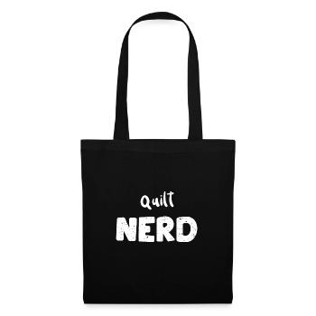 Quilt Nerd - Artisanat - Sac en tissu - noir - Devant