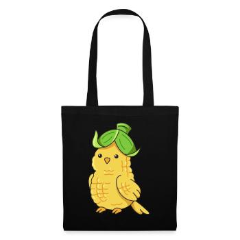 Conception de maïs des Canaries pour les amateurs d’oiseaux - Sac en tissu - noir - Devant