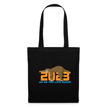 Joyeux Nouvel An 2023 Réveillon du Nouvel An Noël - Sac en tissu - noir - Devant