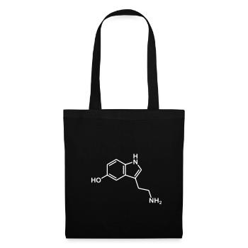 Serotonin - Stoffbeutel - Schwarz - Vorne