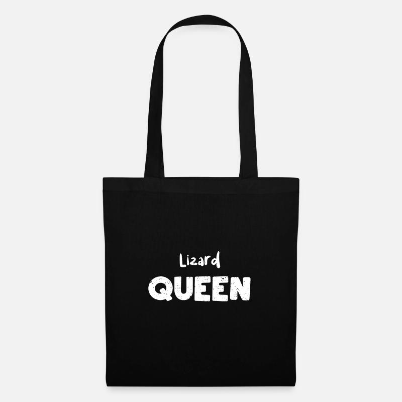 Lizard Queen - Animal - Stoffbeutel - Schwarz