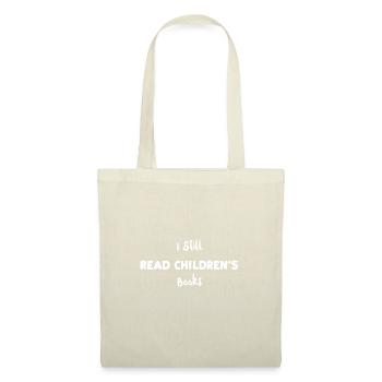 Je lis encore des livres pour enfants - Sac en tissu - nature - Devant