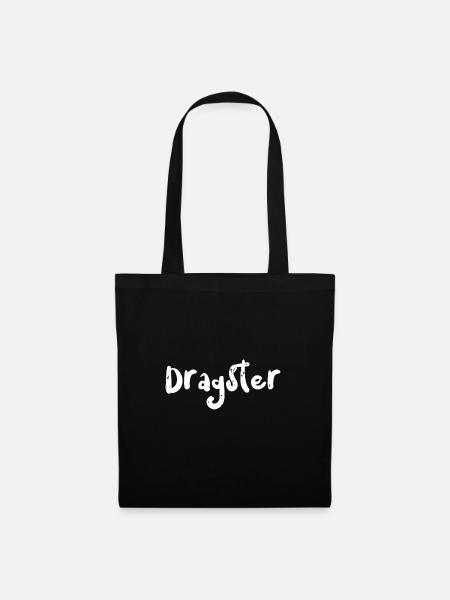 Dragster - Racing - Stoffbeutel - Schwarz