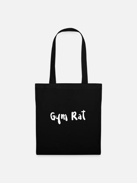 Gym Rat - Workout - Stoffbeutel - Schwarz
