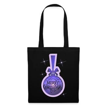 Joyeux Noël! - Sac en tissu - noir - Devant