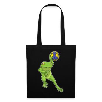 Frog Handball Player Handball - Tote Bag - black - Front