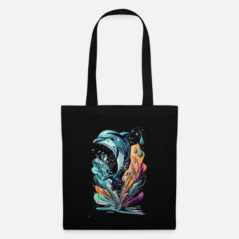 DOLPHIN - Tote Bag - black