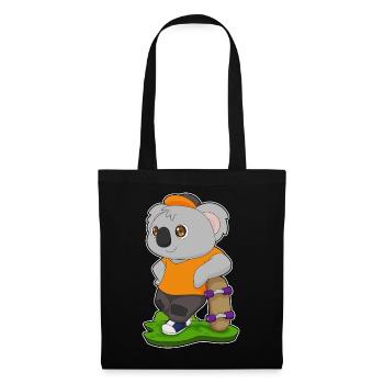Koala Skater Skateboard Sport - Tote Bag - black - Front