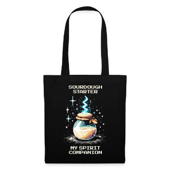 Sourdough: My soul mate | Baking bread - Tote Bag - black - Front
