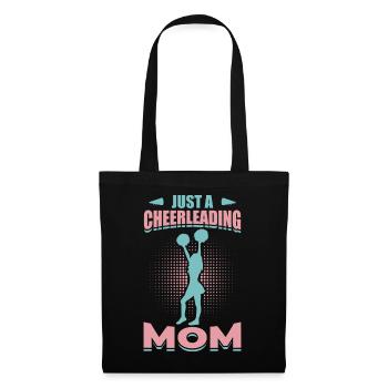 Conception de motivation pour maman pom-pom girl - Sac en tissu - noir - Devant