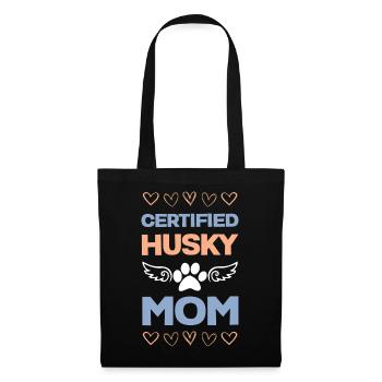 Certified Husky Mom - Tote Bag - black - Front