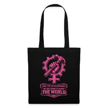 Feminism Feminist Feminist - Tote Bag - black - Front