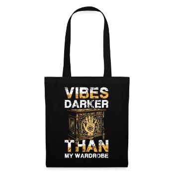 Ambiances plus sombres que ma garde-robe Okkult goth Hamsa - Sac en tissu - noir - Devant