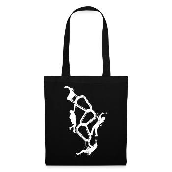 Climbing rope climbing - Tote Bag - black - Front