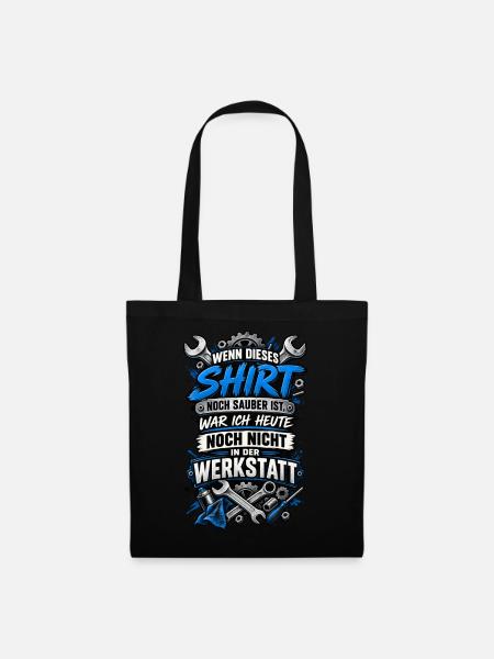 Werkstatt Schrauber - Stoffbeutel - Schwarz