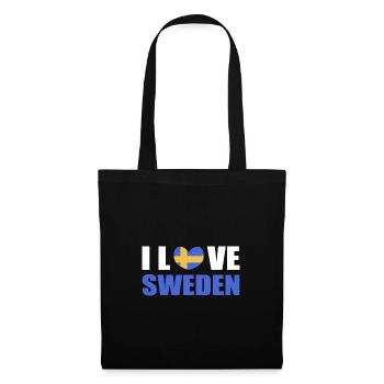 Suède Suédois - Sac en tissu - noir - Devant
