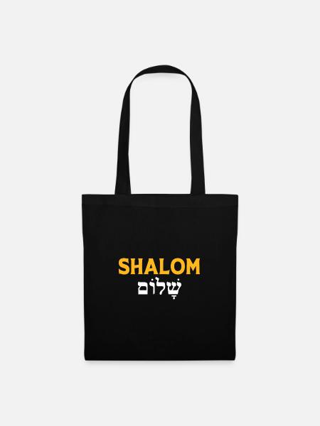 Chanukkah - Stoffbeutel - Schwarz