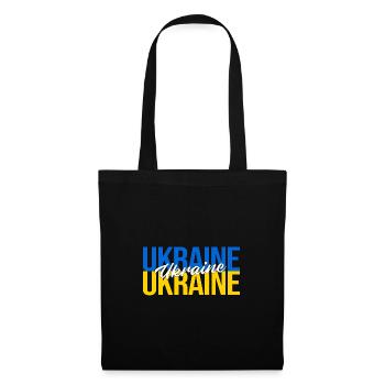 Ukraine - Sac en tissu - noir - Devant