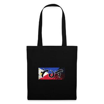 Philippinisch Philippinen - Stoffbeutel - Schwarz - Vorne
