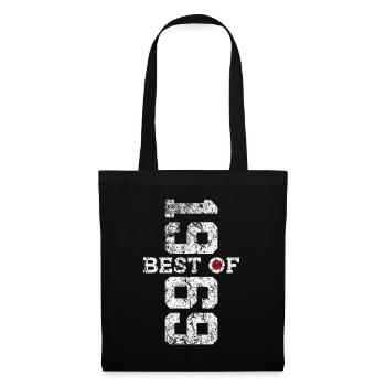 57E ANNIVERSAIRE MEILLEUR DE 1969 - Sac en tissu - noir - Devant