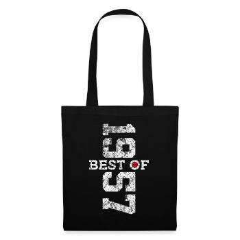 69E ANNIVERSAIRE MEILLEUR DE 1957 - Sac en tissu - noir - Devant