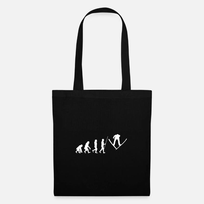 Ski jumping - Tote Bag - black