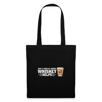 Whiskey trinken Whiskey trinken Whiskey Geschenk - Stoffbeutel - Schwarz - Vorne