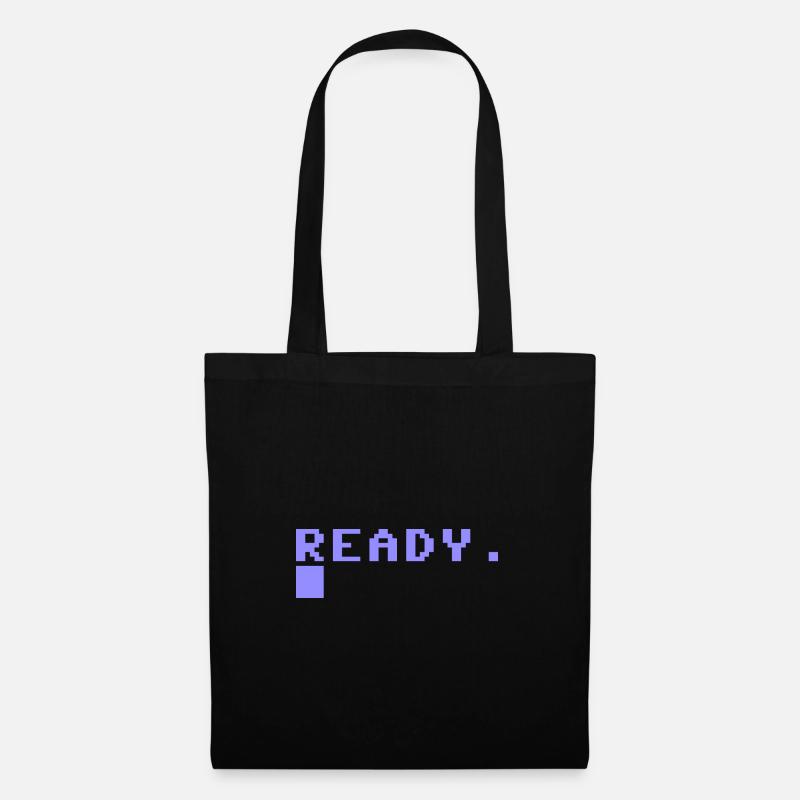 Ready with cursor - Tote Bag - black