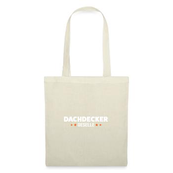 Dachdecker Geselle Dachdeckerei Geschenk - Stoffbeutel - Natur - Vorne