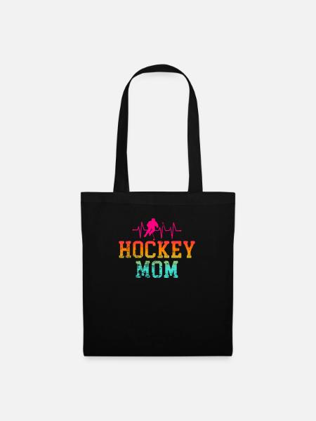Hockey Mom - Stoffbeutel - Schwarz