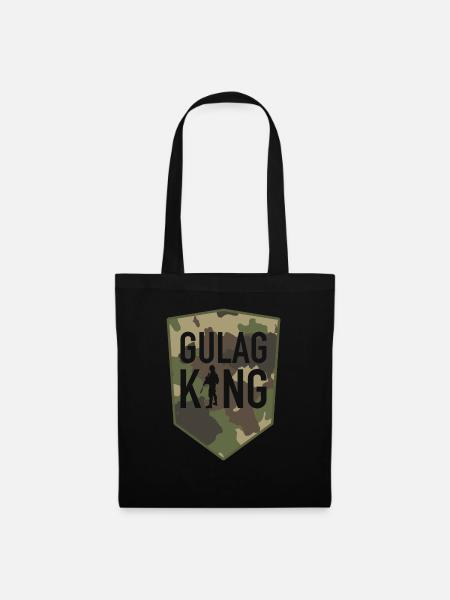 Gulag King Camouflage - Stoffbeutel - Schwarz