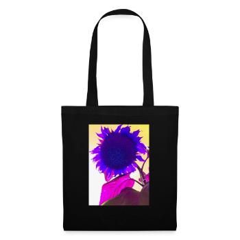 sommerblume pop Art - Stoffbeutel - Schwarz - Vorne