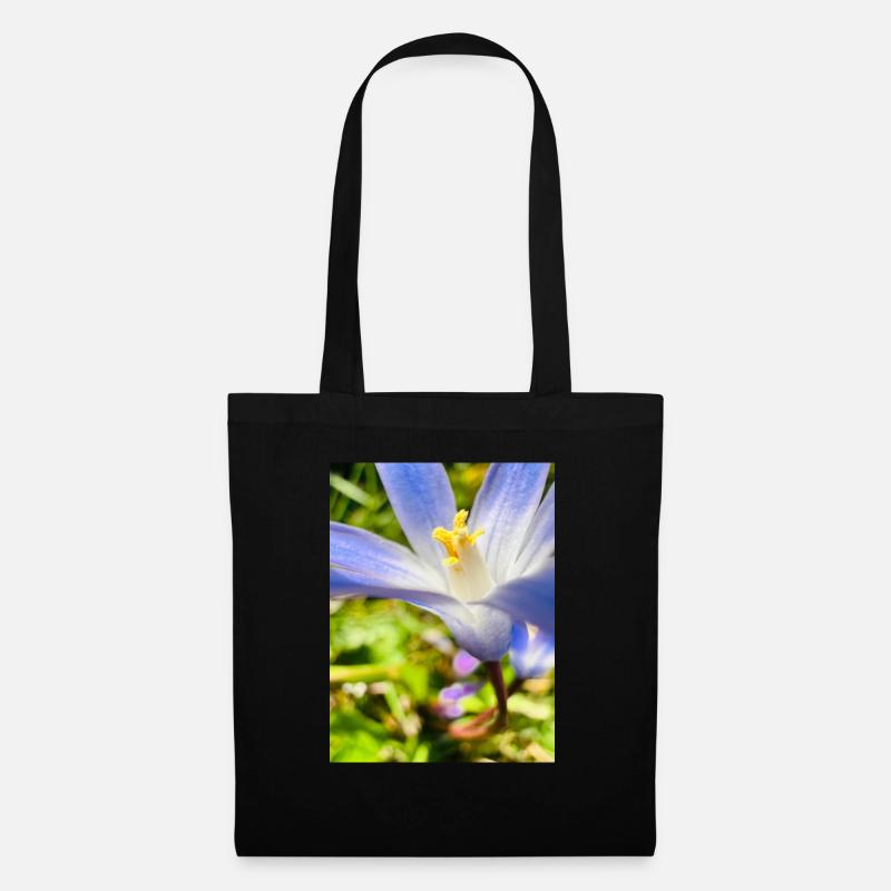 Frühlingsanfang, Frühling, Blüte - Stoffbeutel - Schwarz