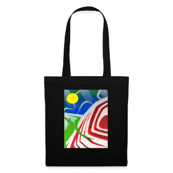 graffiti landscape sunny - Tote Bag - black - Front