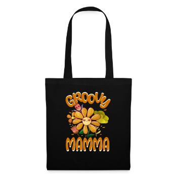 Groovy Mamma Family Matching Vintage Family - Tote Bag - black - Front