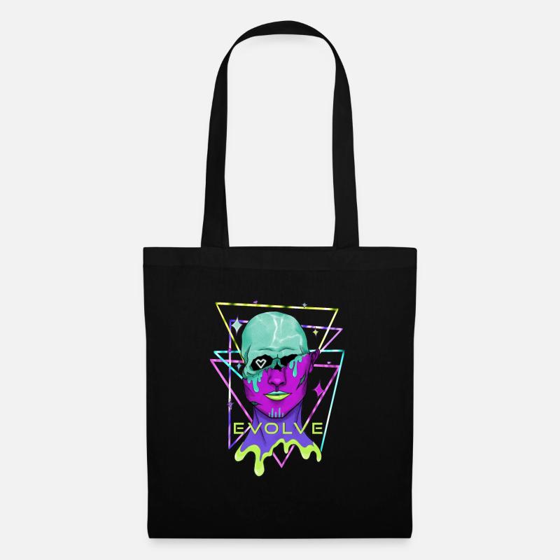 Evolve Galaxy Alien - Tote Bag - black