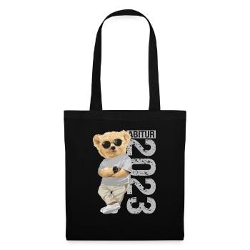 Abitur Geschenk - Stoffbeutel - Schwarz - Vorne